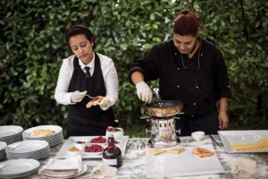 Area Kitchen Showcooking crêpes matrimonio